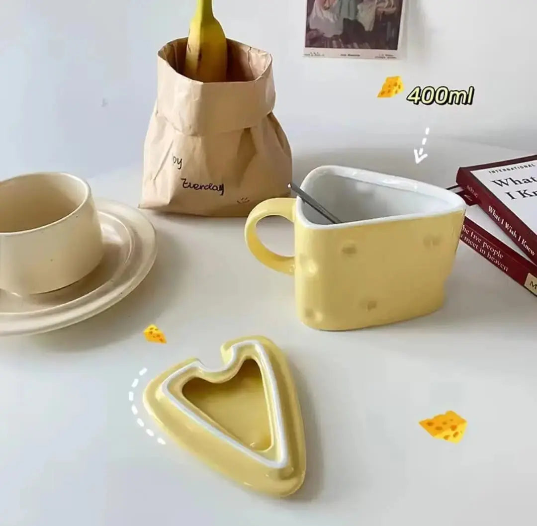 KAWAII CHEESE MUG SpringBles