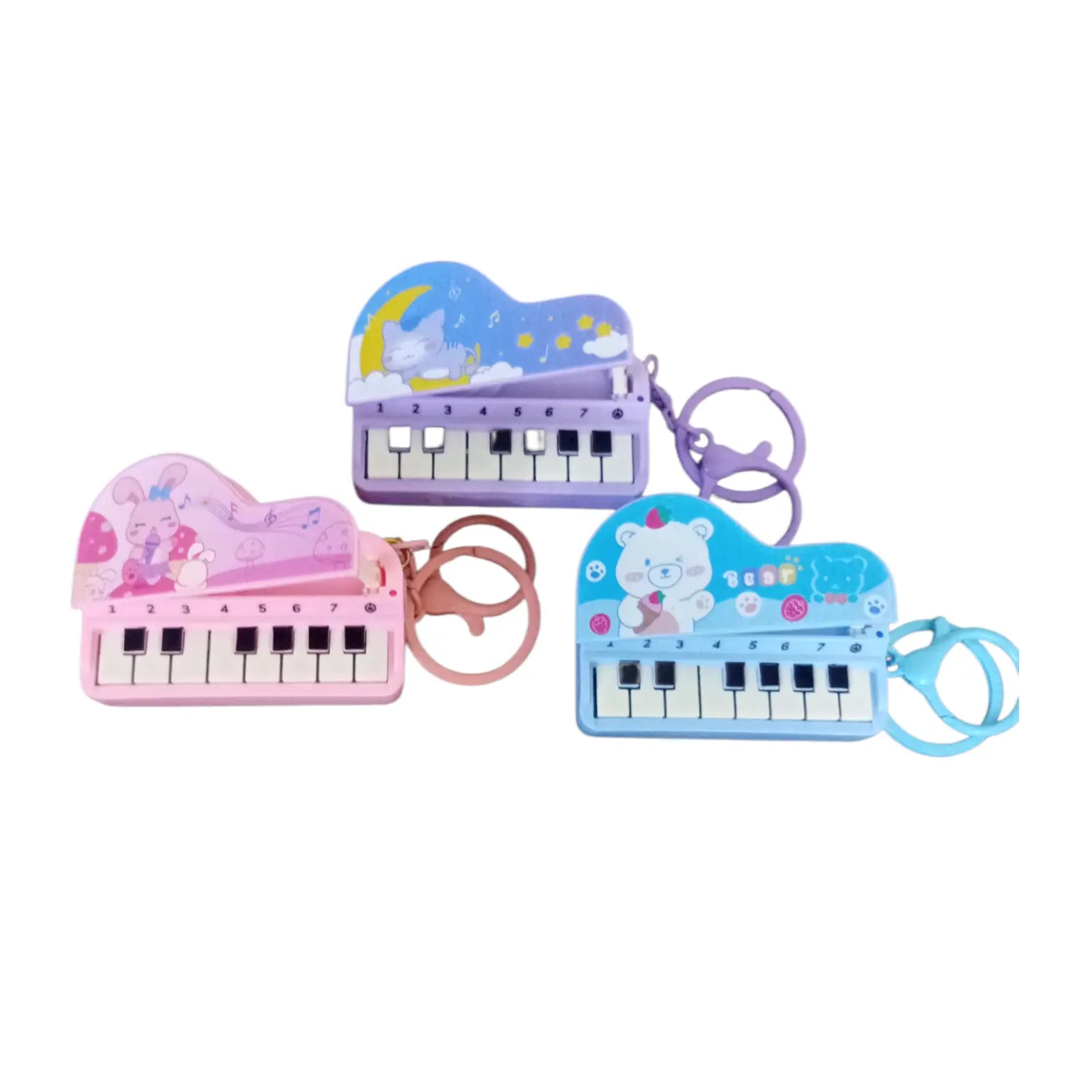 Musical Piano Keychain SpringBles