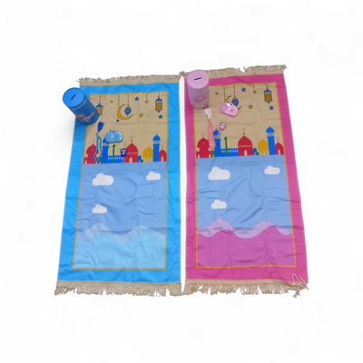 Kids Prayer Mat – Soft, Colorful & Comfortable Islamic Prayer Rug for Children SpringBles