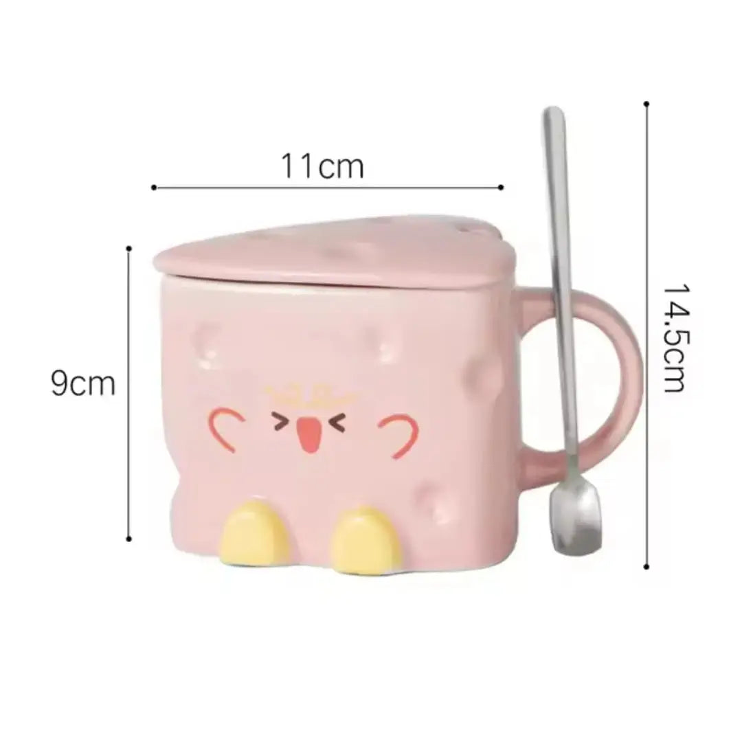 KAWAII CHEESE MUG SpringBles
