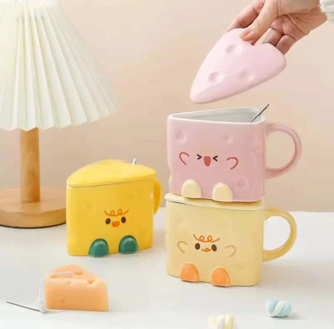 KAWAII CHEESE MUG SpringBles