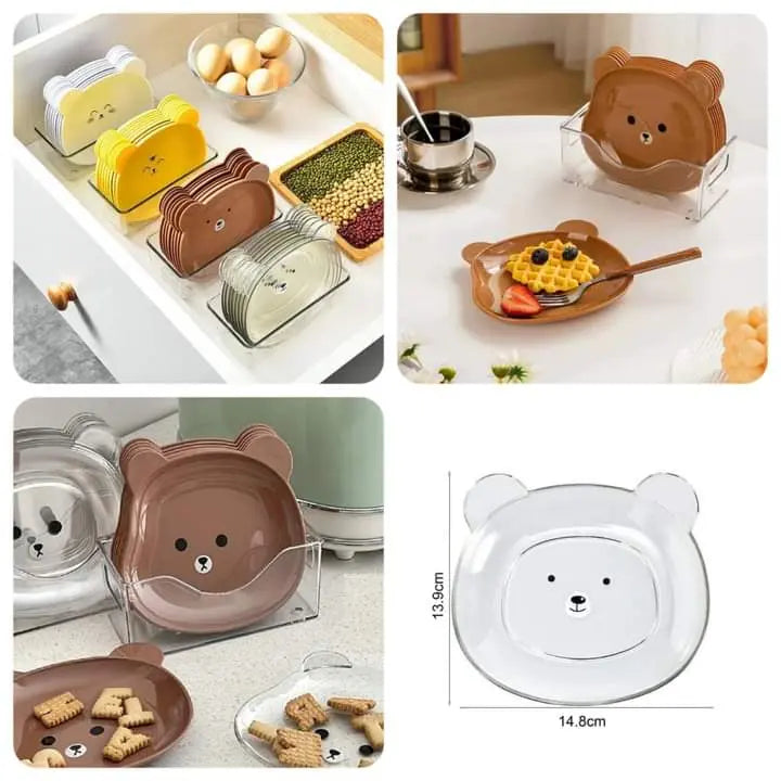 Bear Snack Plates