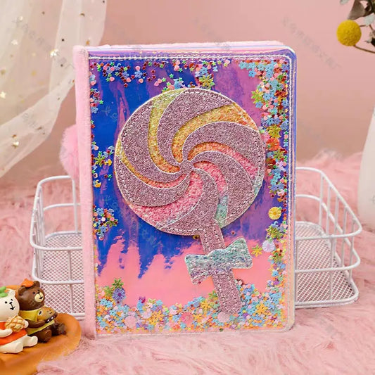 Holographic Glitter filled Diary SpringBles