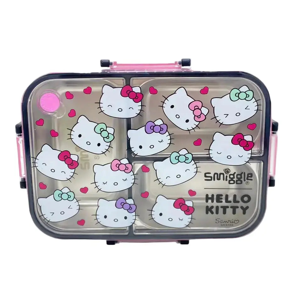SMIGGLE STAINLESS STEEL TRIO LARGE LUNCH BOX SpringBles