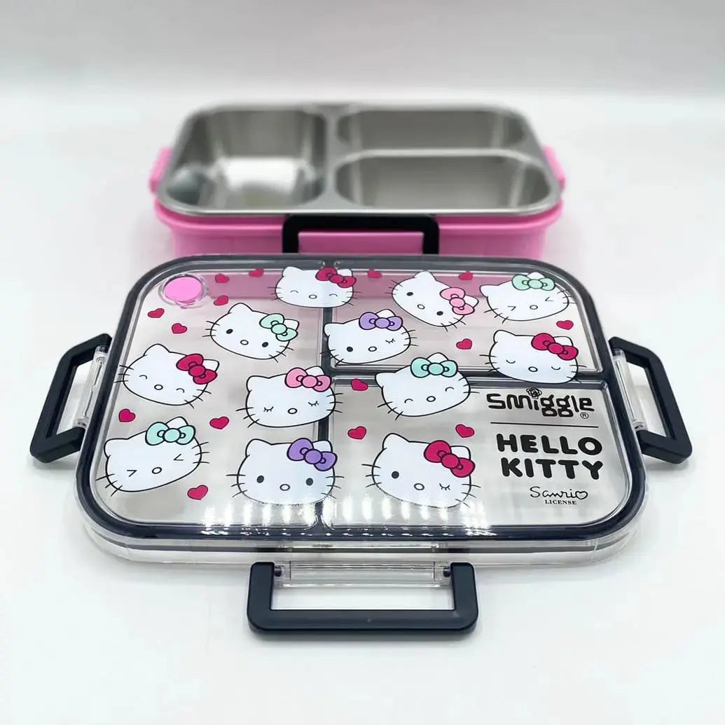 SMIGGLE STAINLESS STEEL TRIO LARGE LUNCH BOX SpringBles