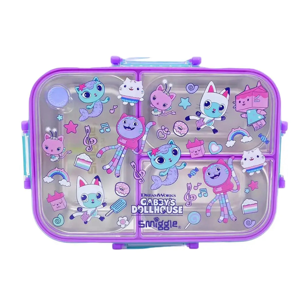 SMIGGLE STAINLESS STEEL TRIO LARGE LUNCH BOX SpringBles