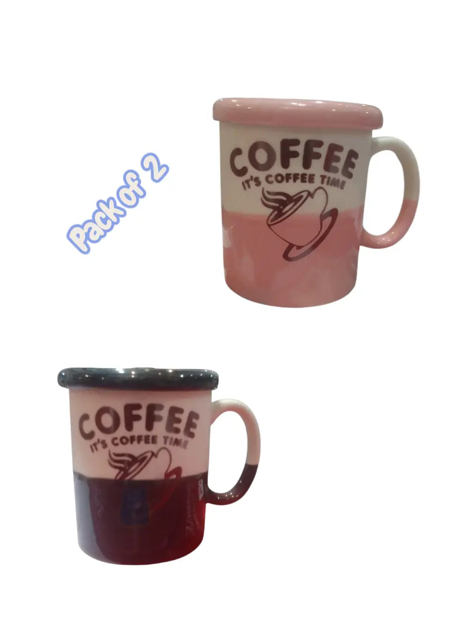 2x Ceramic Coffee Mugs SpringBles