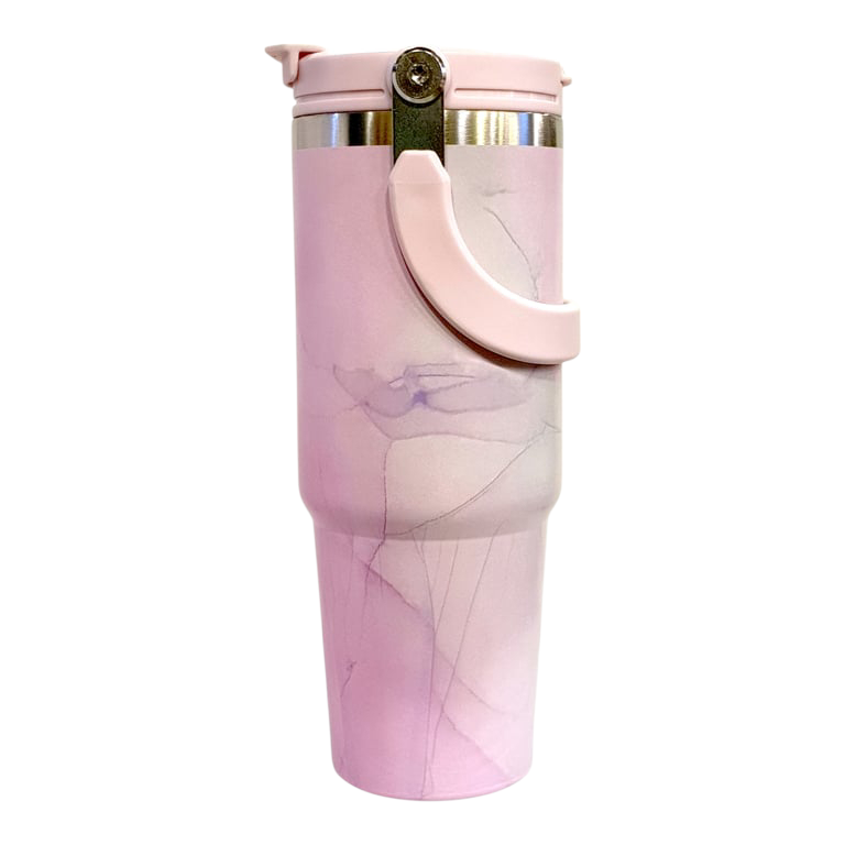 Marble Flipstraw Tumblers 30oz